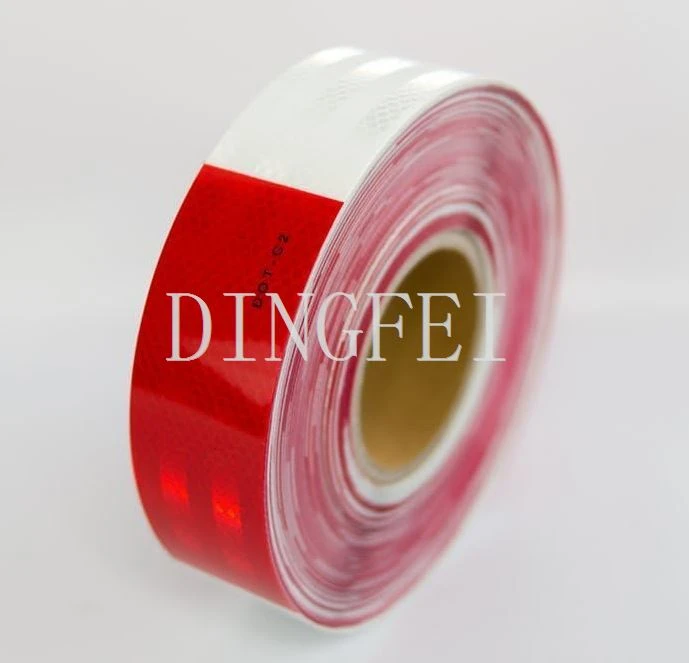 Red White Reflective Tape Factory Supply